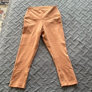 NOBULL High Rise Crop Tan Matte XS